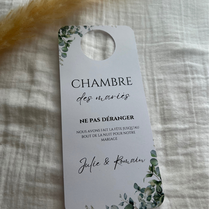 Cintre de porte mariés