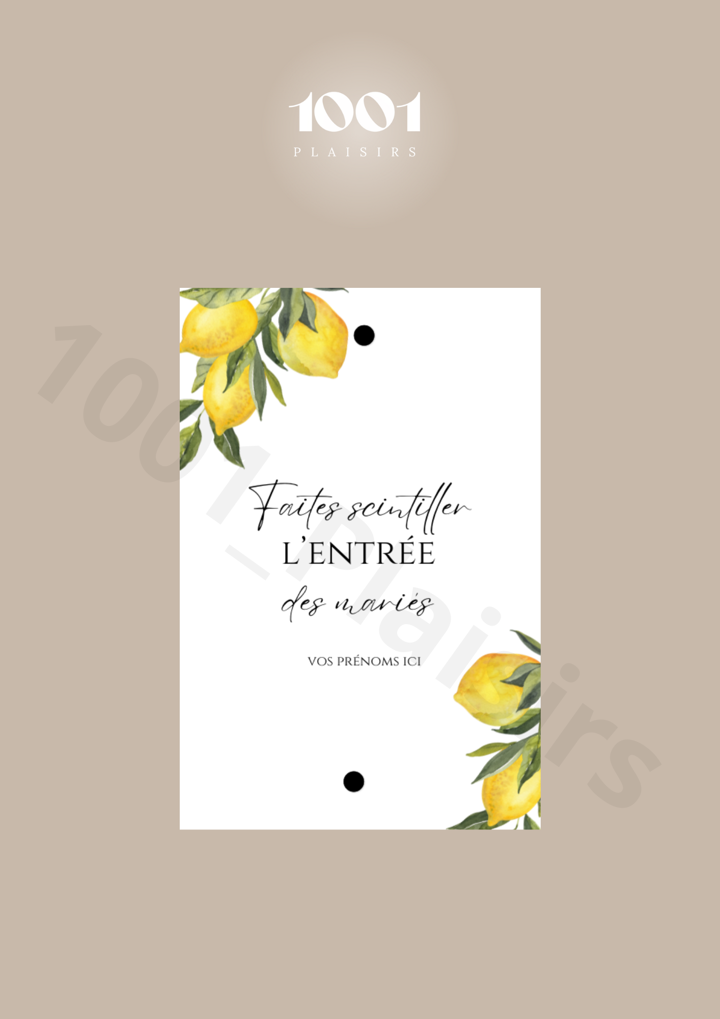 Étiquettes cierges magiques (Lot de 20)