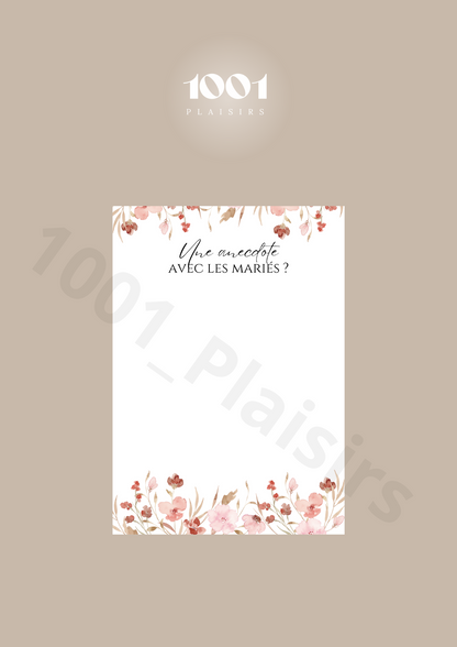 Cartes anecdotes (Lot de 4)