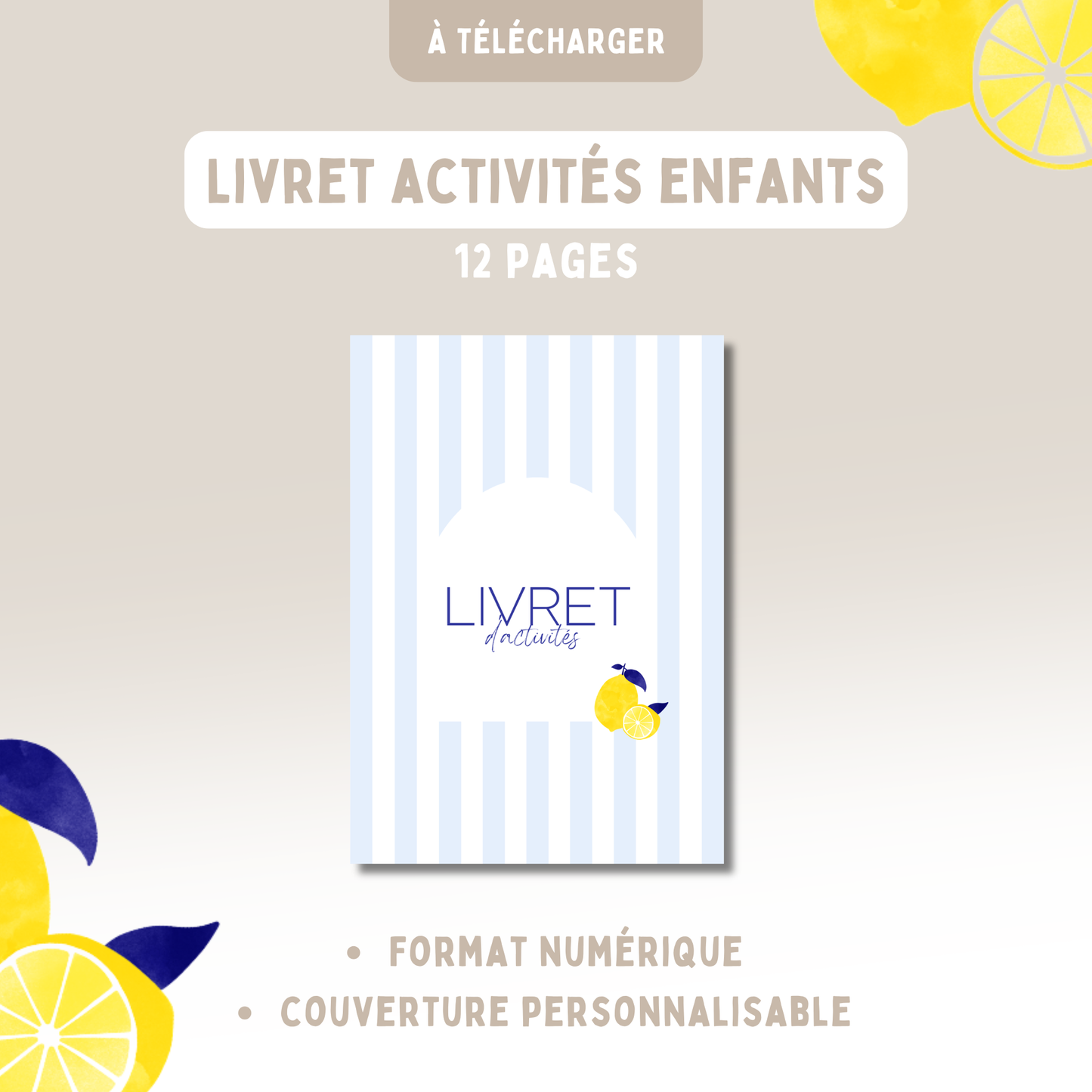 Livret activités enfants Fusion