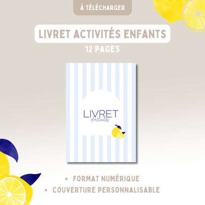 Livret activités enfants Fusion