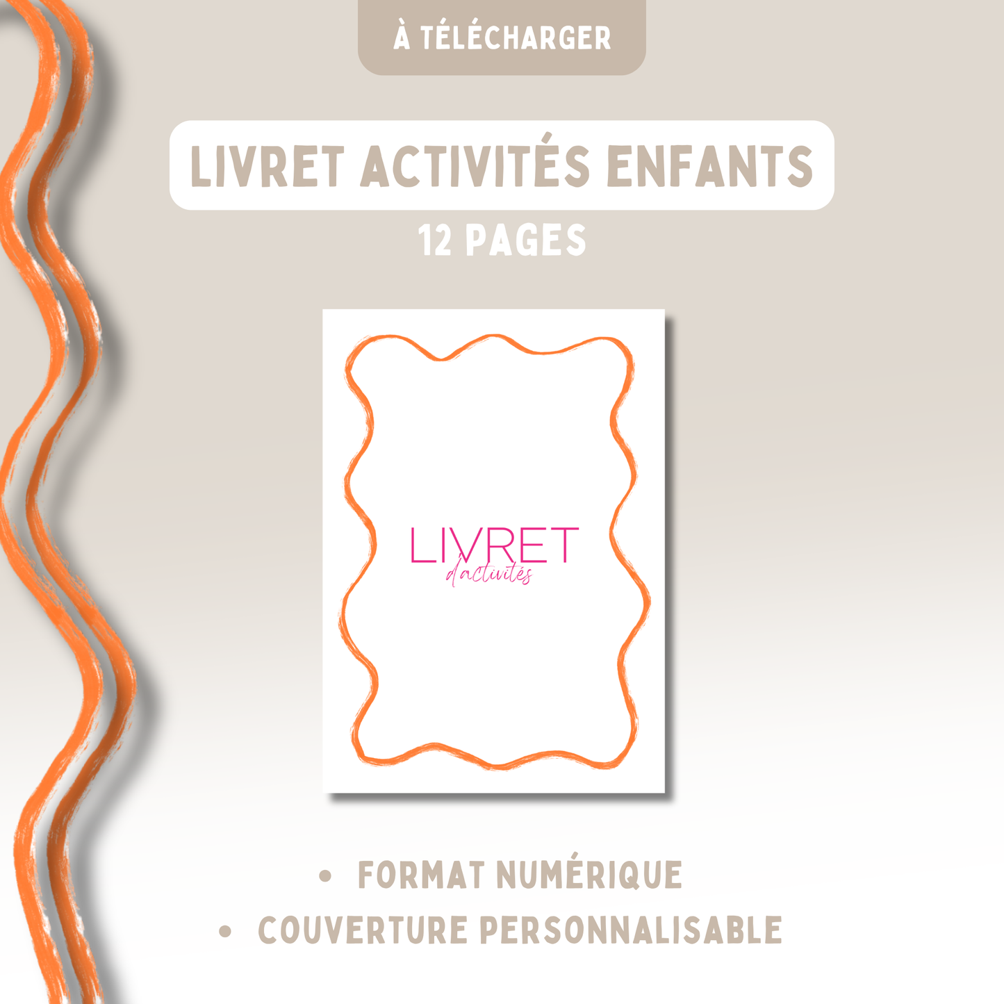 Livret activités enfants Destin