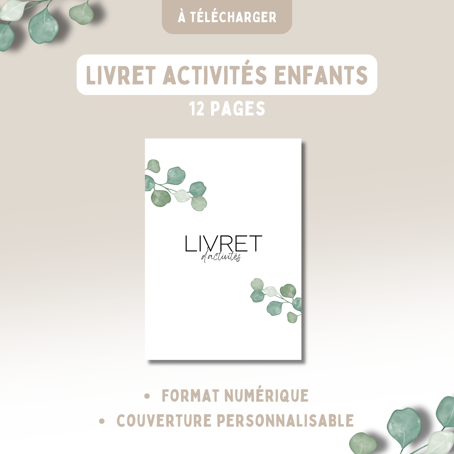 Livret activités enfants Alliance