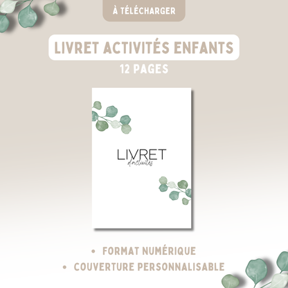 Livret activités enfants Alliance