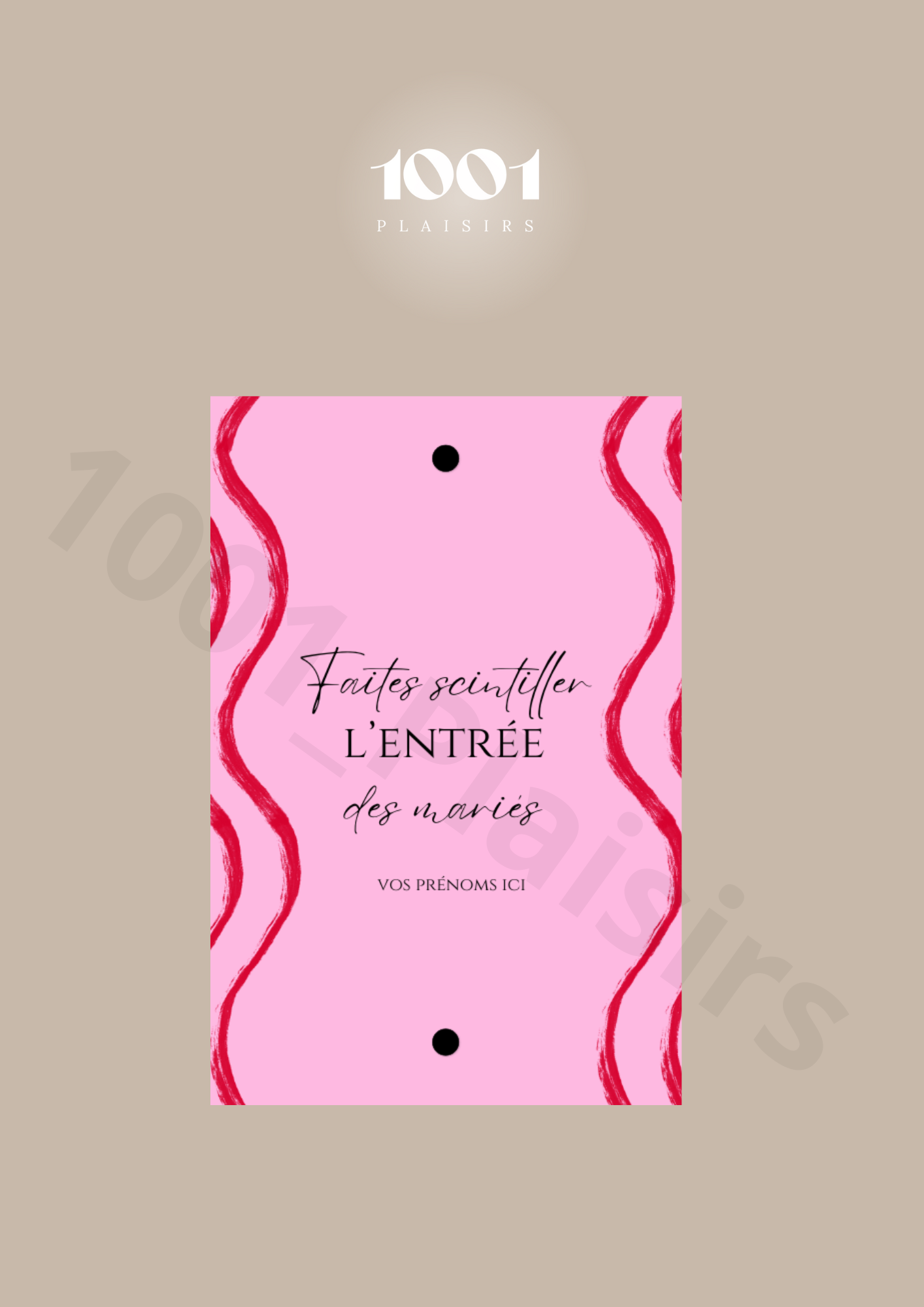 Étiquettes cierges magiques (Lot de 20)