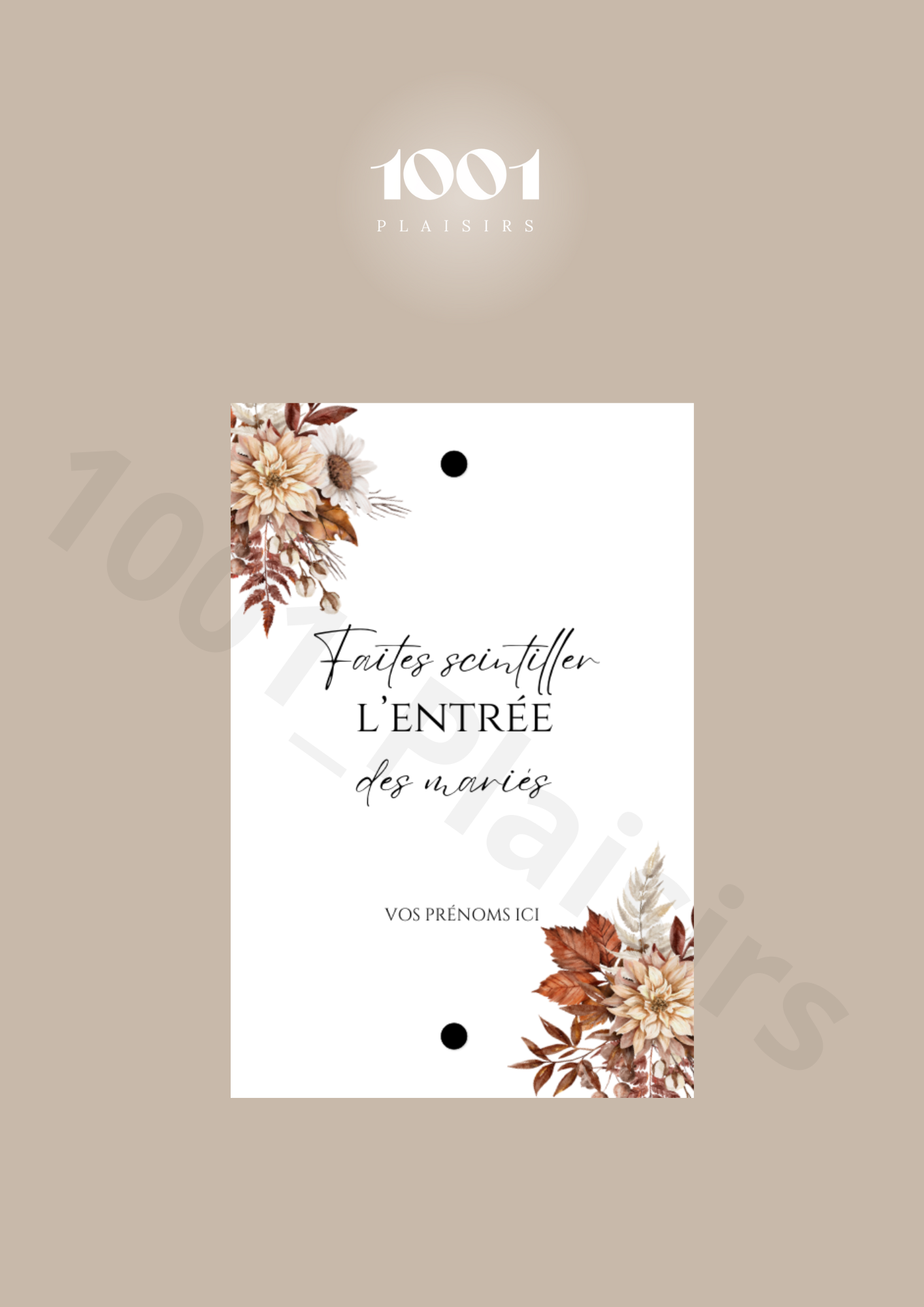 Étiquettes cierges magiques (Lot de 20)