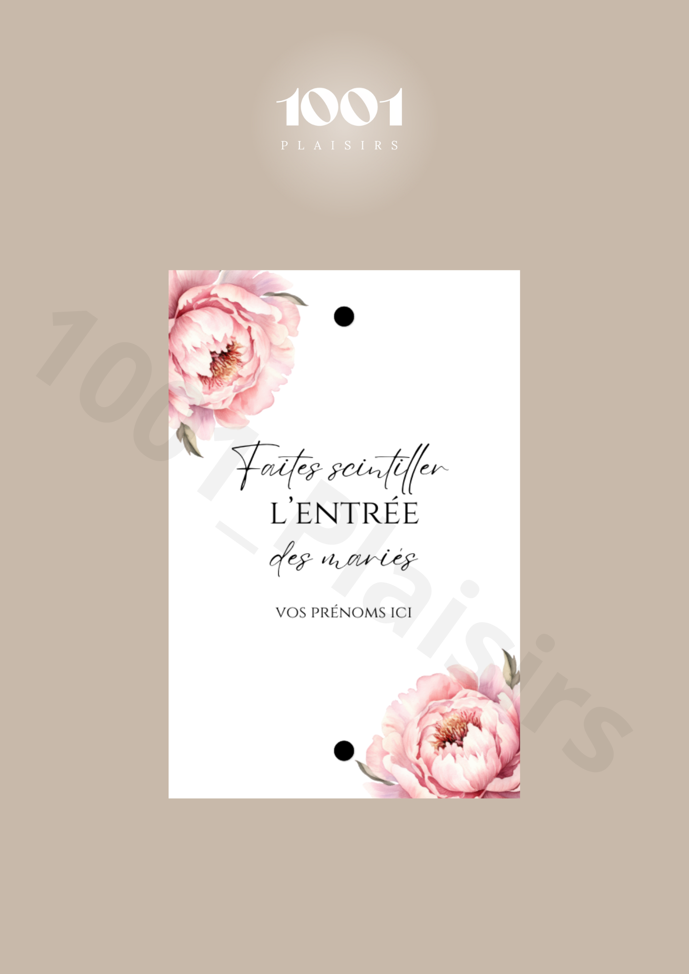 Étiquettes cierges magiques (Lot de 20)