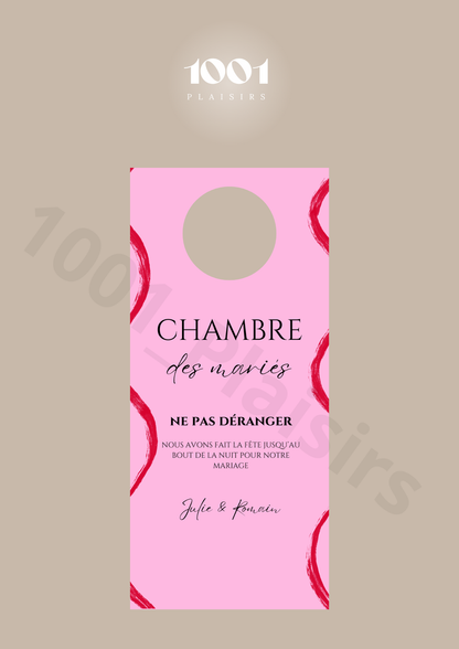 Cintre de porte mariés