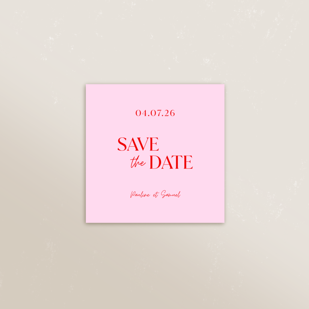 Save The Date Eternité