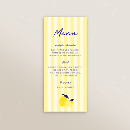 Menu rectangle 9,9 x 21 cm