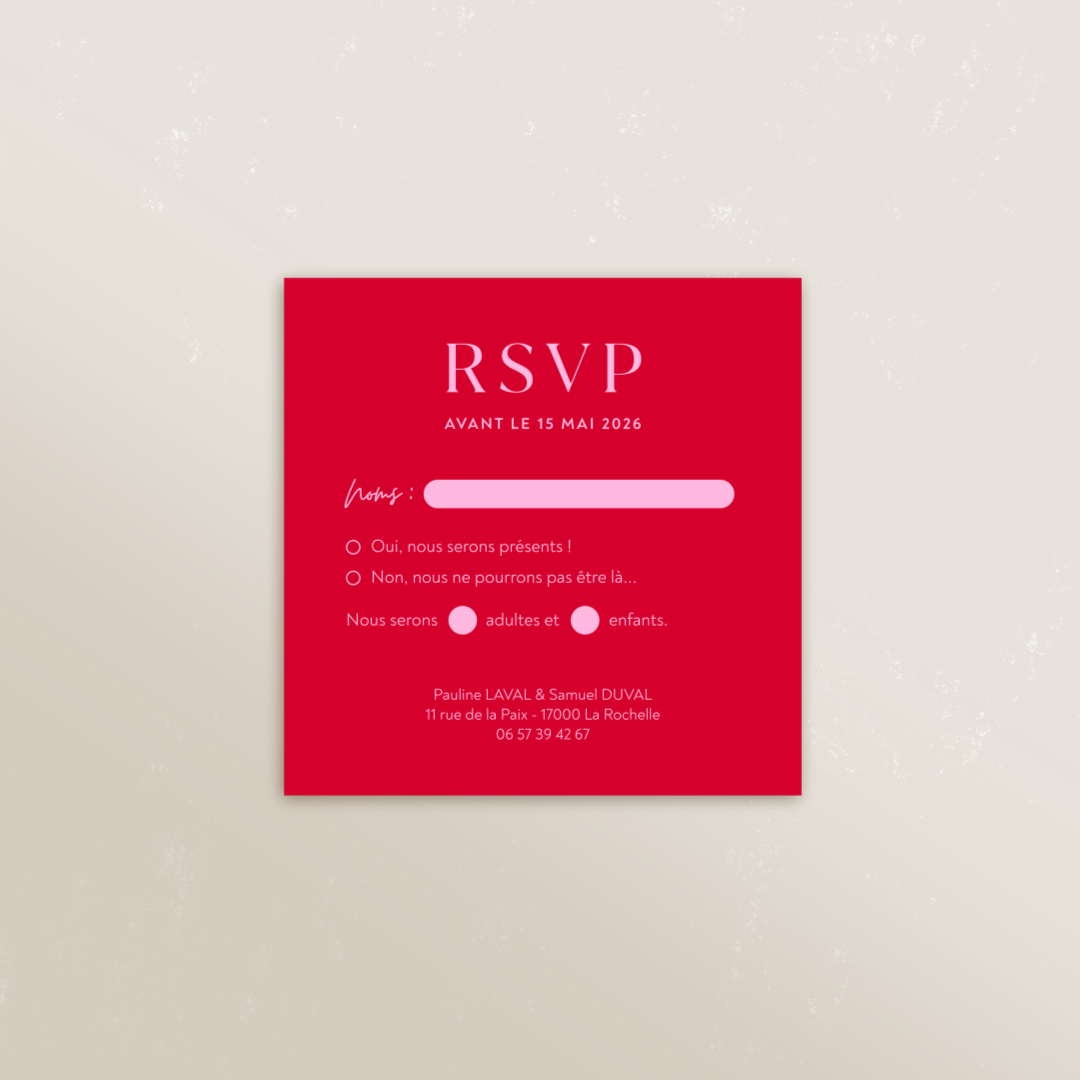 RSVP Infini