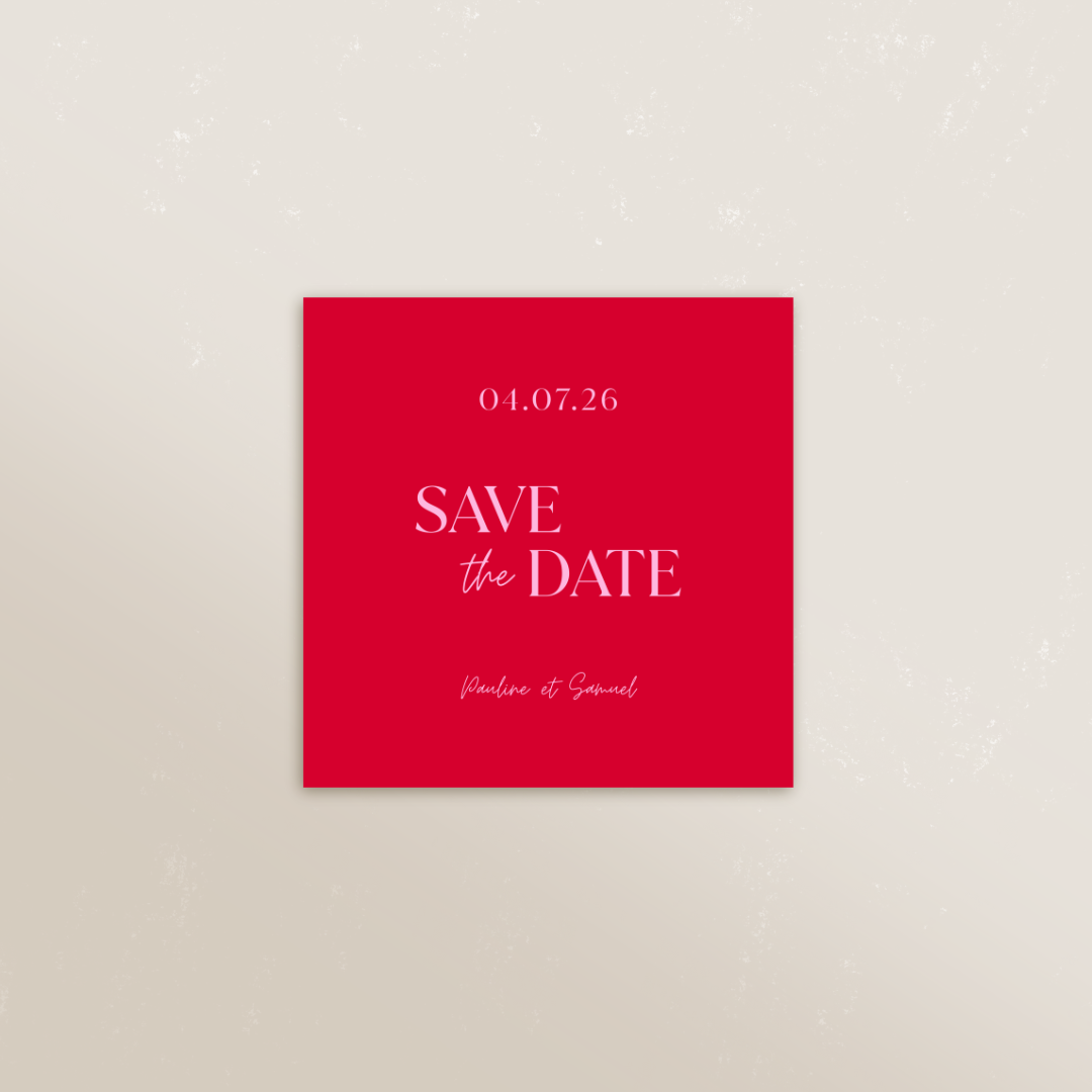 Save The Date Infini