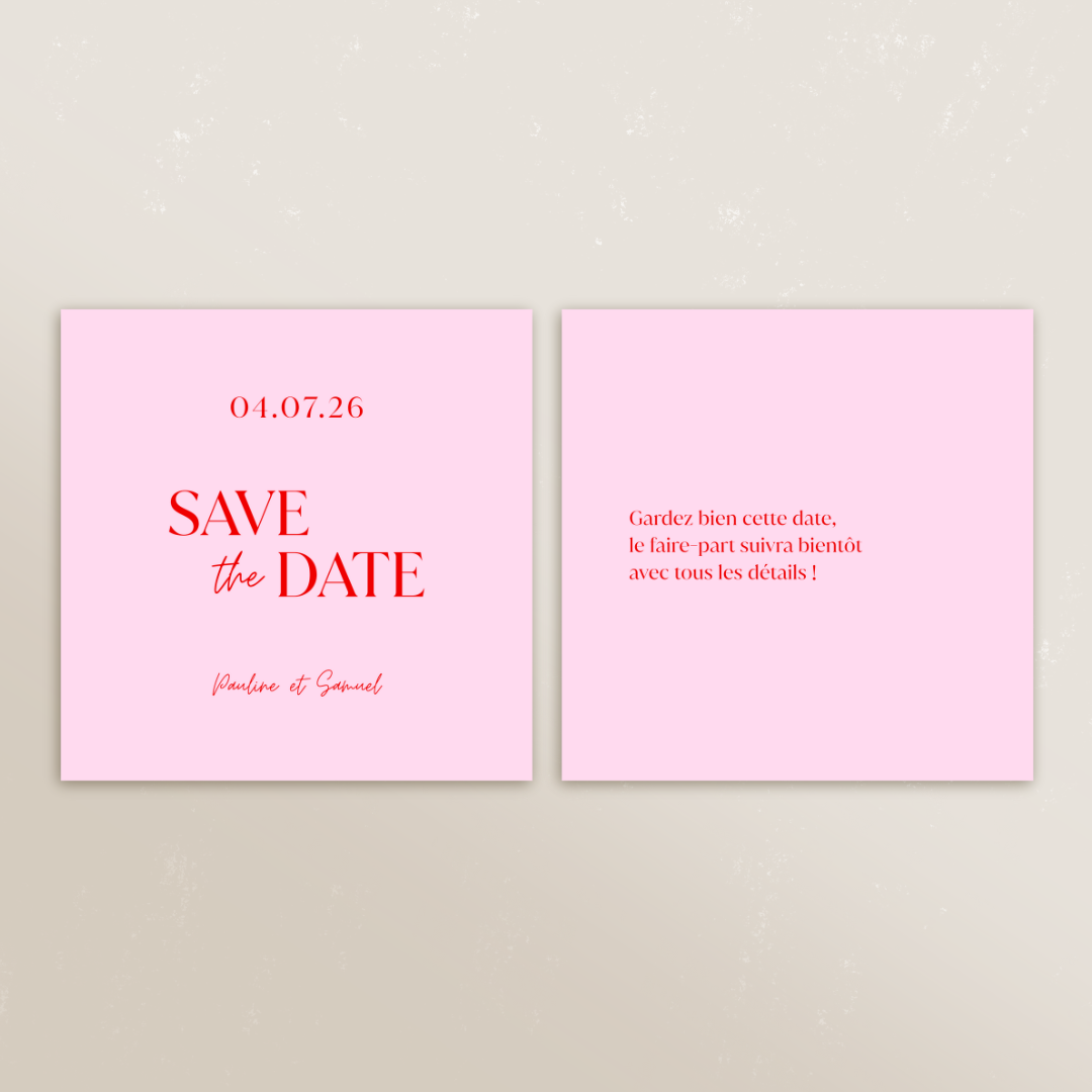 Save The Date Eternité
