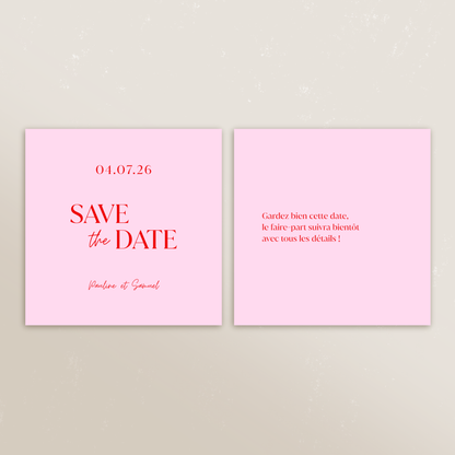 Save The Date Eternité