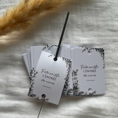 Étiquettes cierges magiques (Lot de 20)