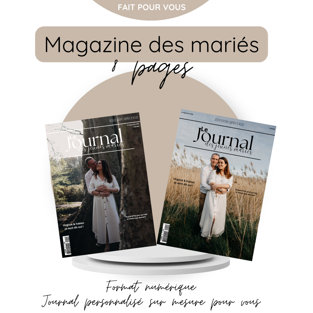 Magazine de mariage format numérique